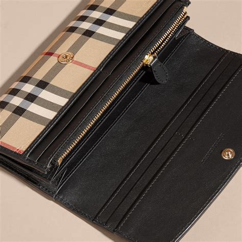 burberry check wallet|burberry wallet women.